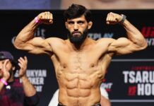 UFC contender Arman Tsarukyan starts brawl at wrestling event