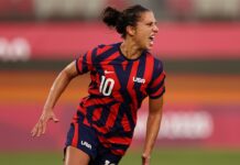 Olympic gold medalist Carli Lloyd backs Alexi Lalas over political criticism